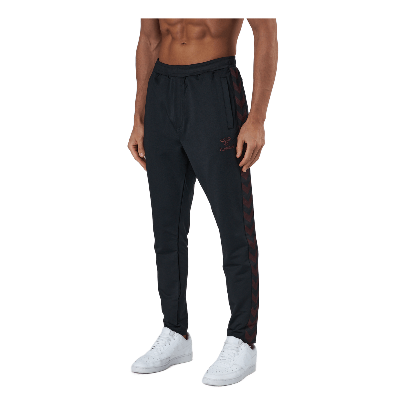 Hmlnathan 2.0 Tapered Pants Black/fudge