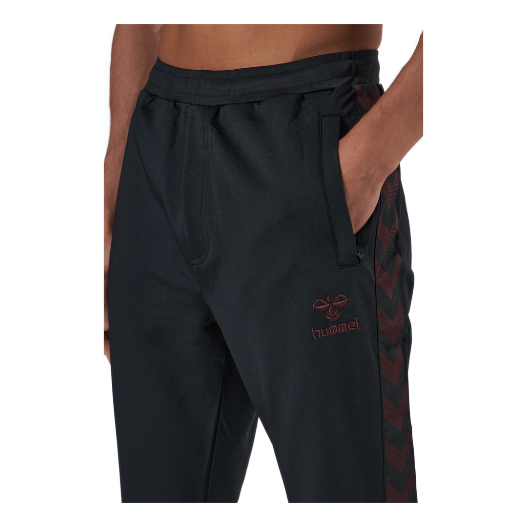 Hmlnathan 2.0 Tapered Pants Black/fudge