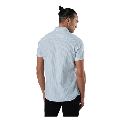 Jprblasummer Stripe Shirt S/s Sea Pine