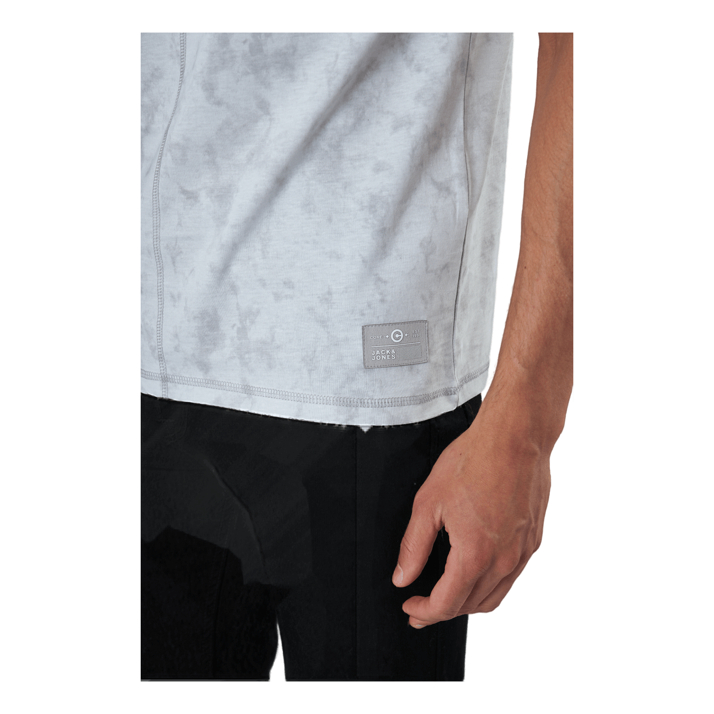 Jcowayne Tee Ss Crew Neck Alloy