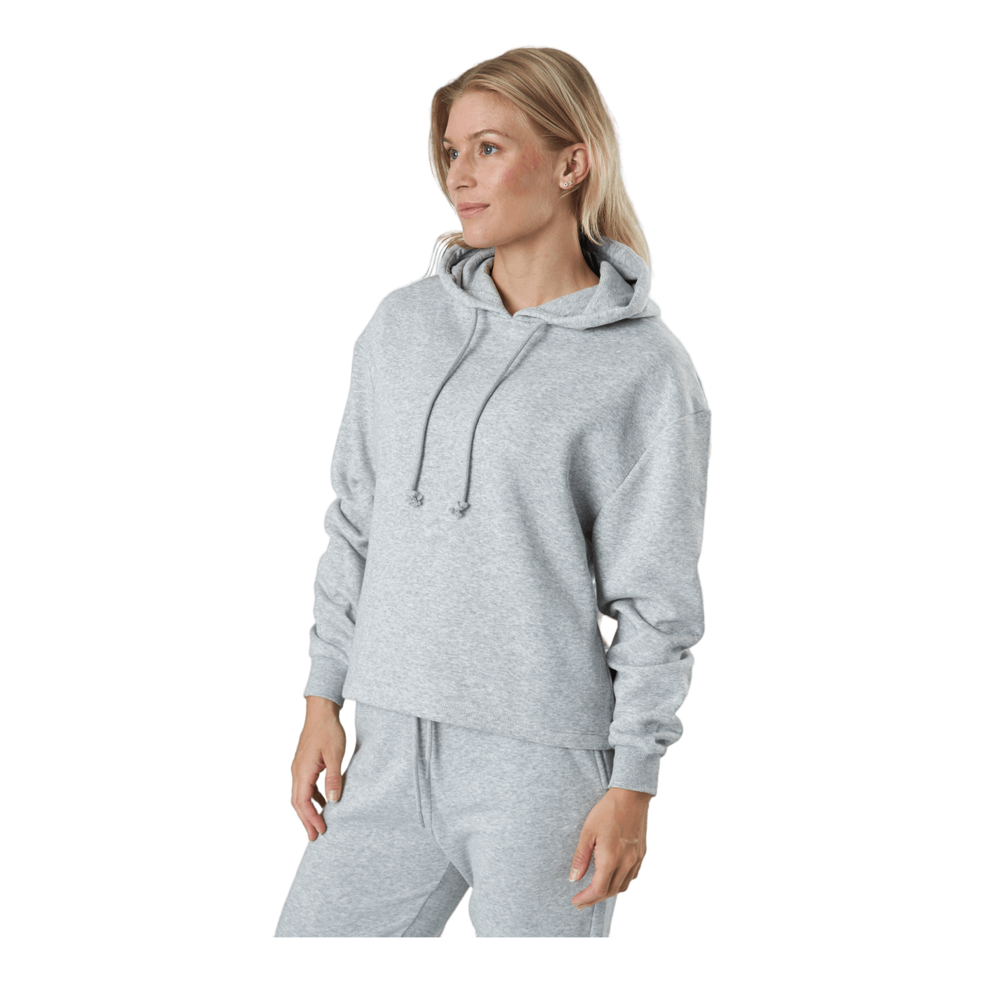 Pcchilli Ls Hoodie Noos Bc Light Grey Melange