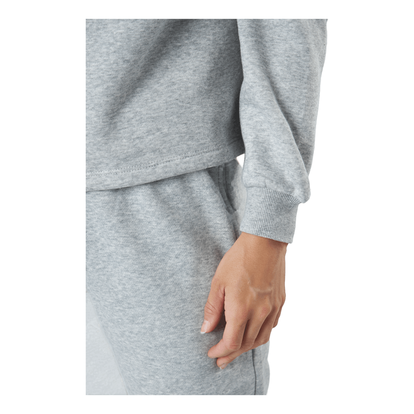 Pcchilli Ls Hoodie Noos Bc Light Grey Melange