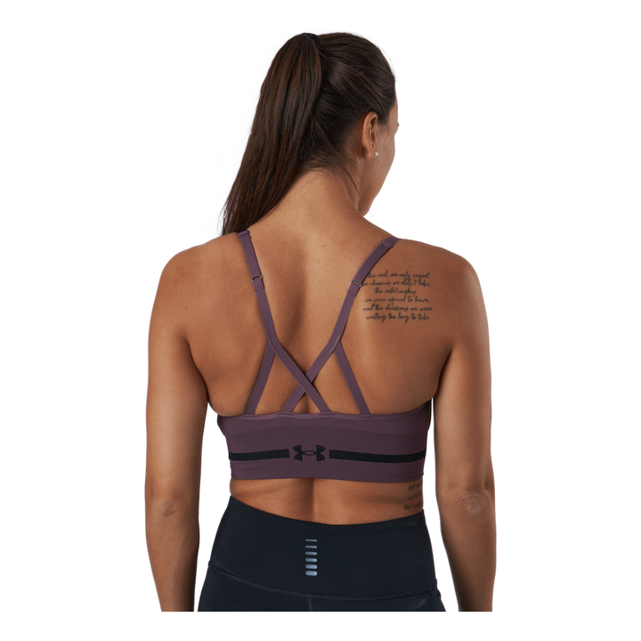 Ua Seamless Low Long Bra Ash Plum