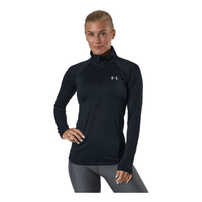 Tech 1/2 Zip - Solid Black