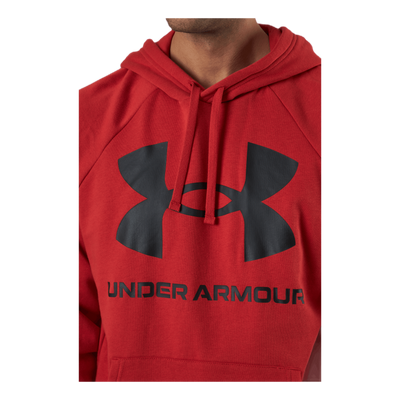 Ua Rival Fleece Big Logo Hd Radiant Red