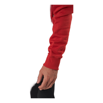 Ua Rival Fleece Big Logo Hd Radiant Red