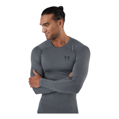 Ua Hg Armour Comp Ls Carbon Heather