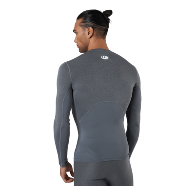 Ua Hg Armour Comp Ls Carbon Heather