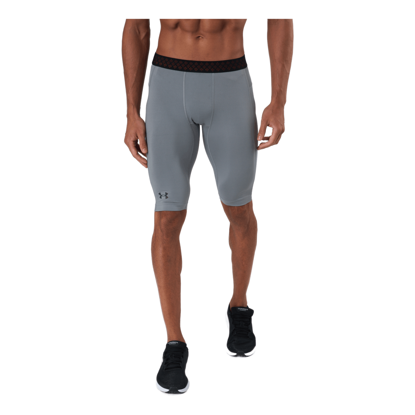 Ua Hg Rush 2.0 Long Shorts Concrete