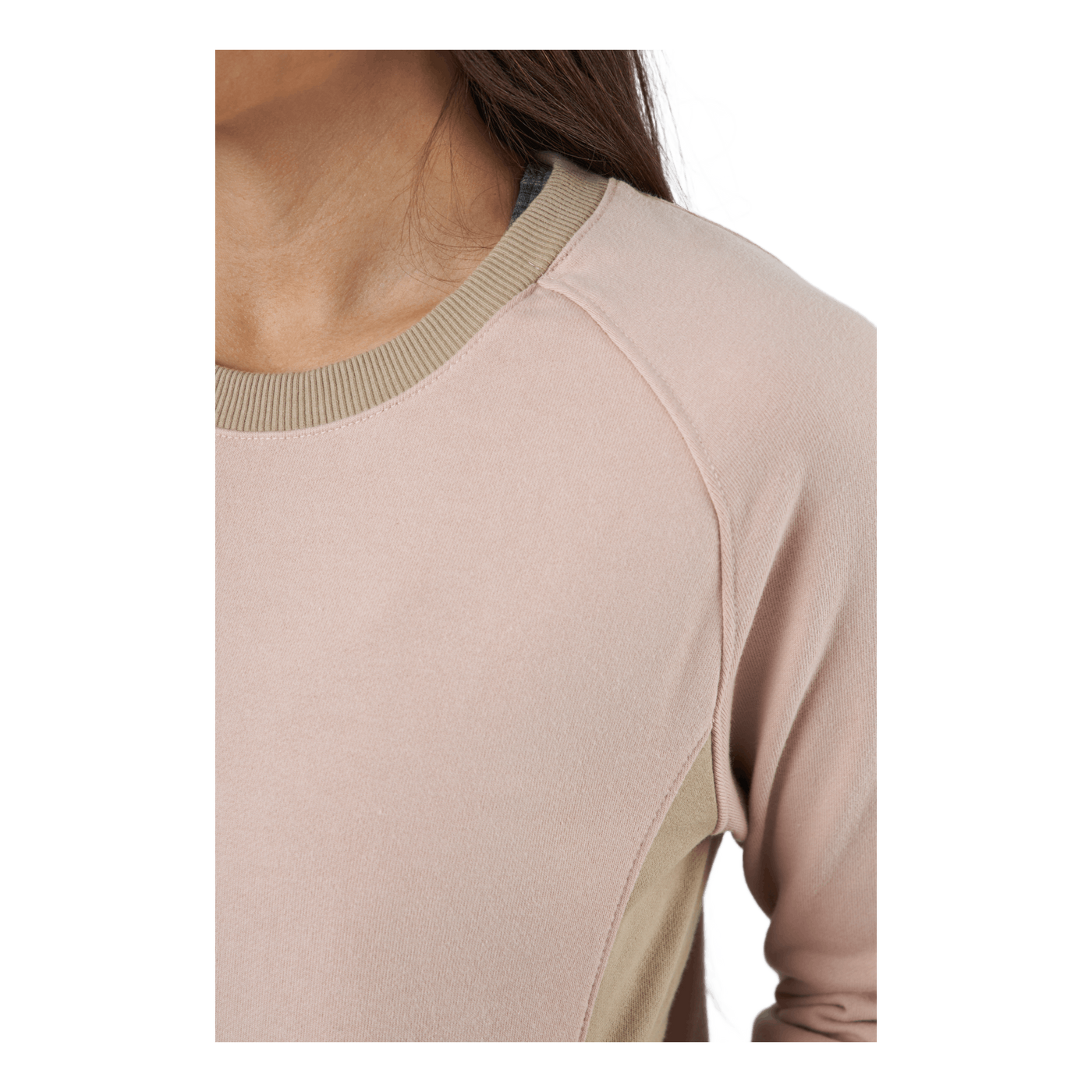 Linear Logo Sleeve Crew Cameo Rose