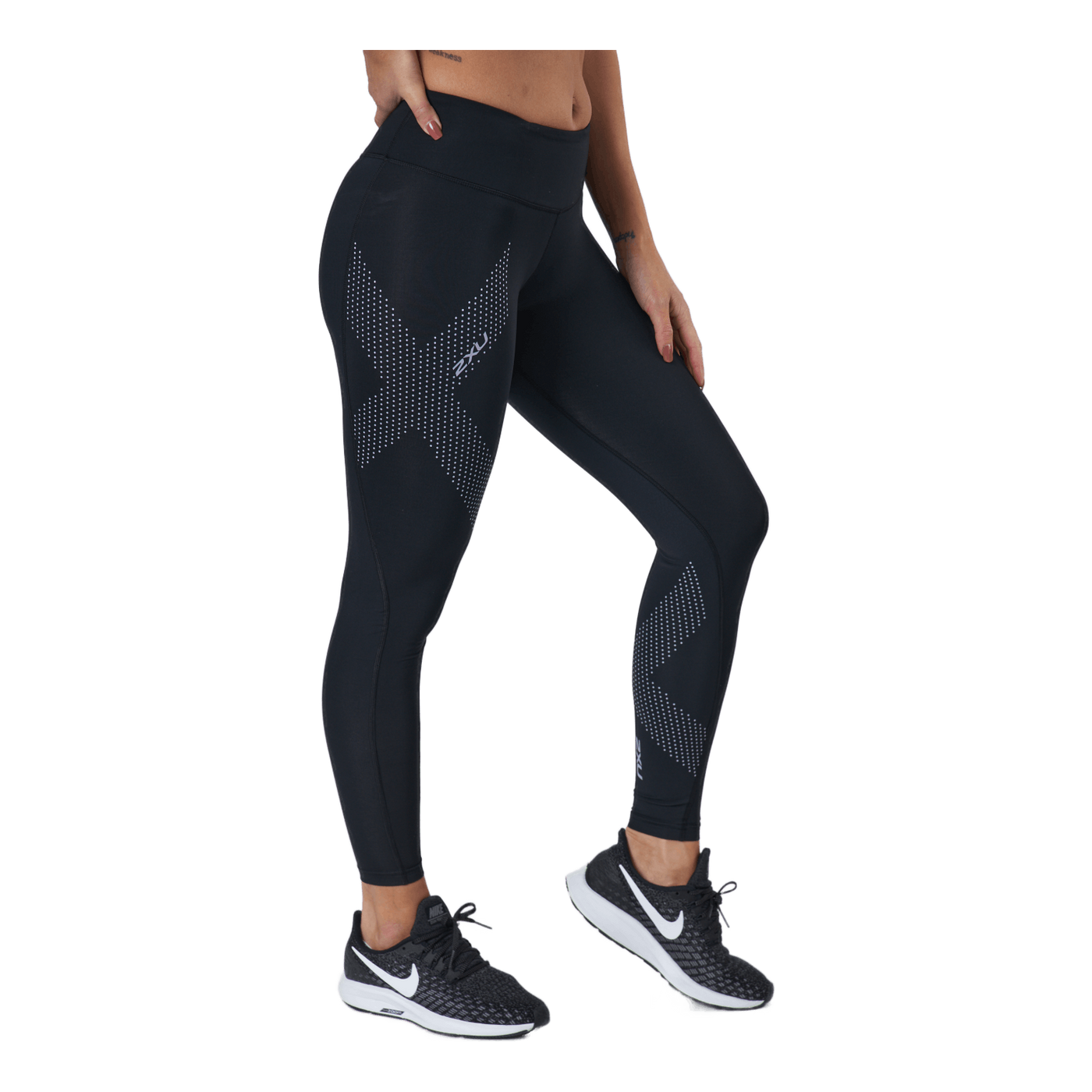 Motion Mid-rise Compression T Black/lavendust