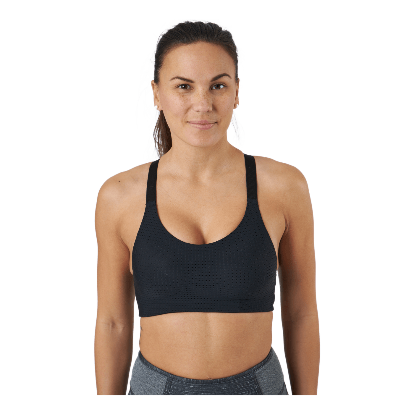 Aero Medium Impact Bra Black/black