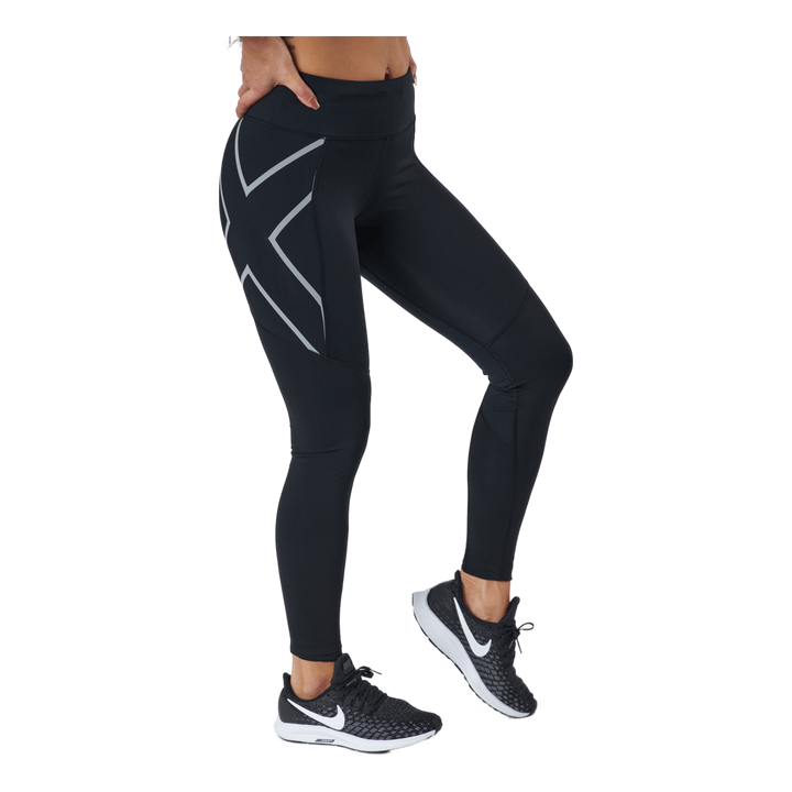 Aero Vent Mid-rise Compressio Black/silver Reflective