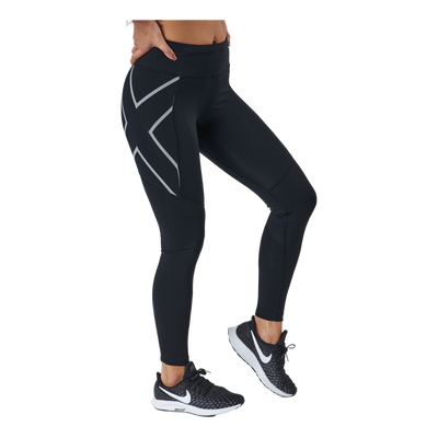 Aero Vent Mid-rise Compressio Black/silver Reflective