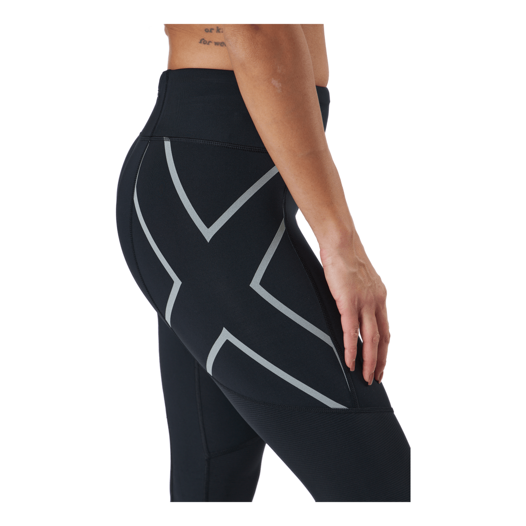 Aero Vent Mid-rise Compressio Black/silver Reflective