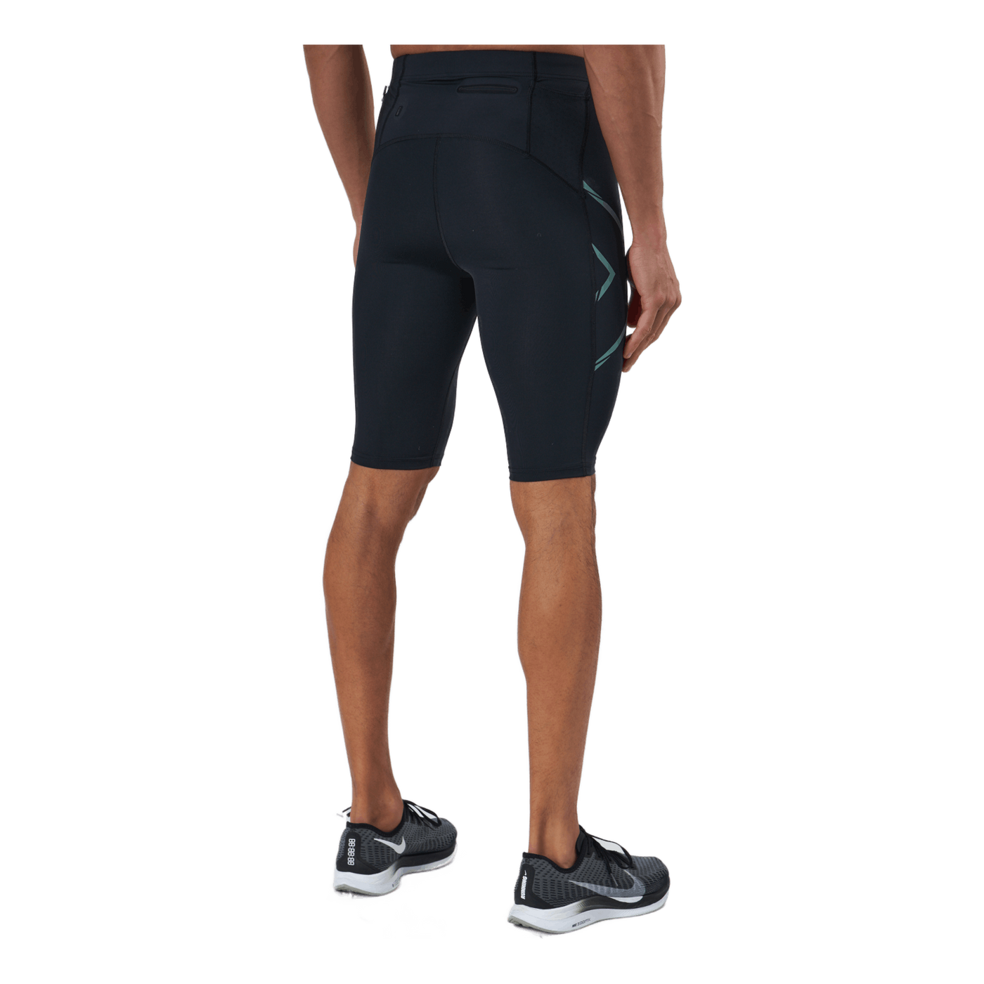 Light Speed Compression Short Black/silver Sage Reflective