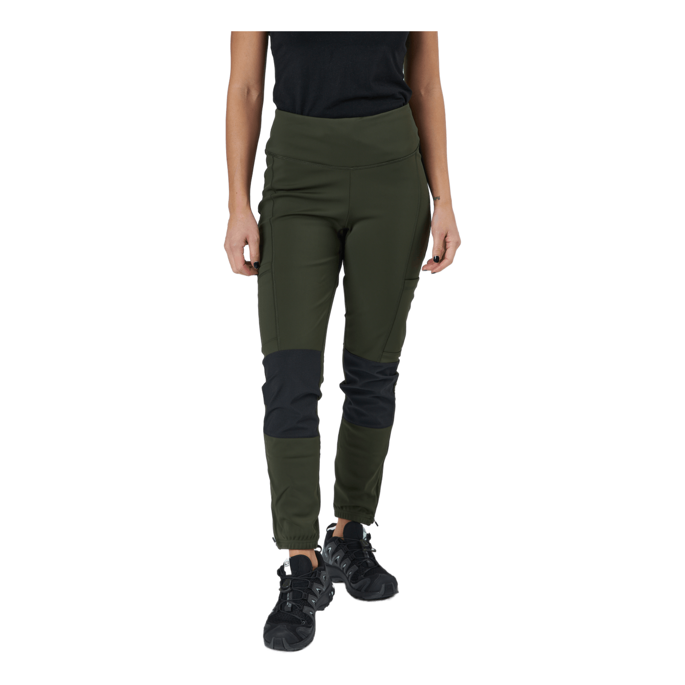 Stina Tights Dark Olive