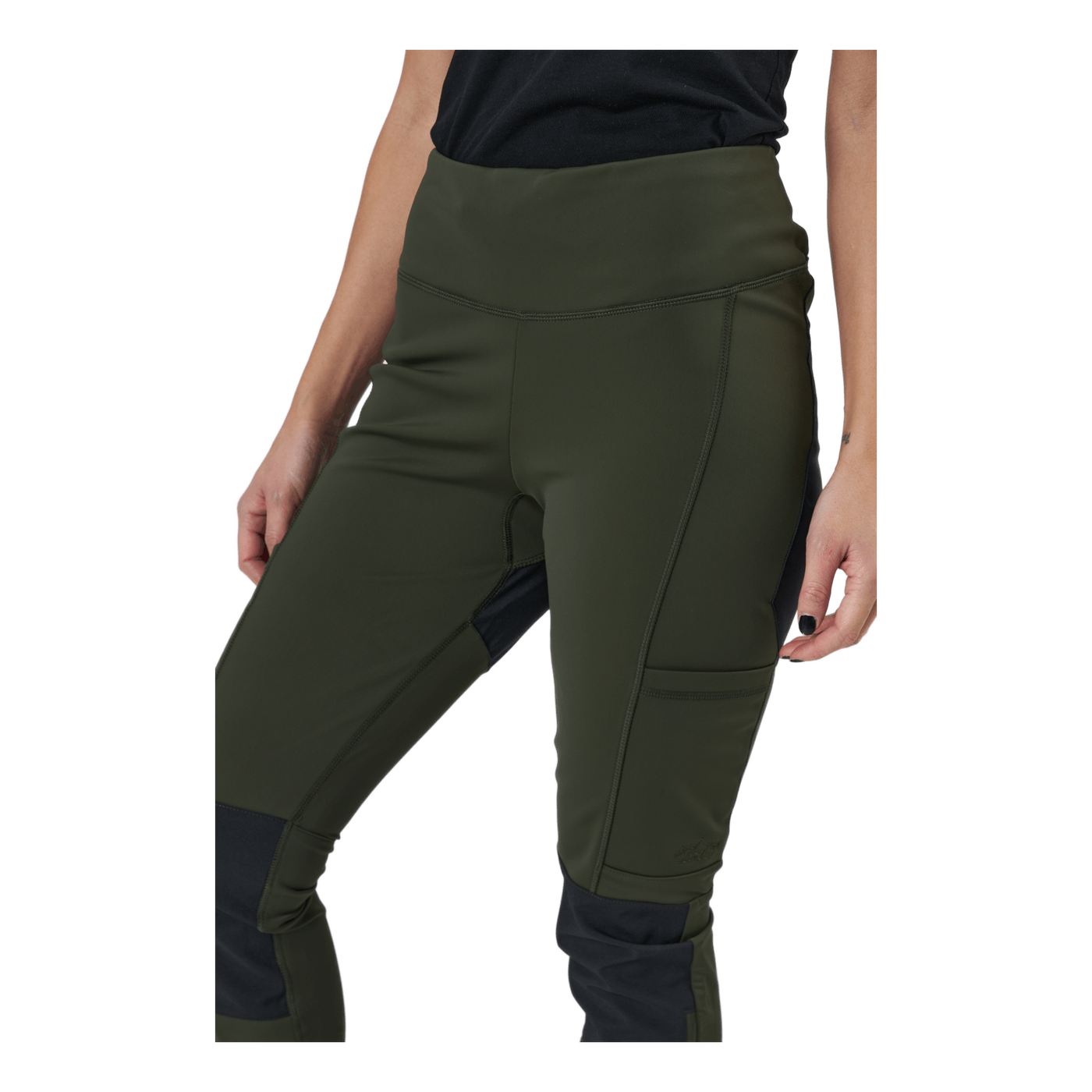 Stina Tights Dark Olive