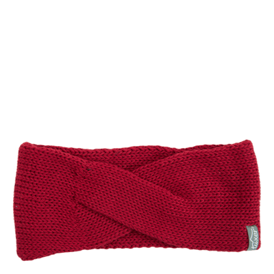Twist Head Warmer Red Dahlia