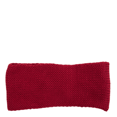 Twist Head Warmer Red Dahlia