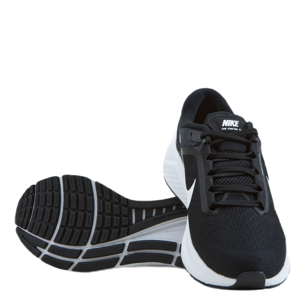 Air Zoom Structure 24 Women's Road Running Shoes BLACK/WHITE