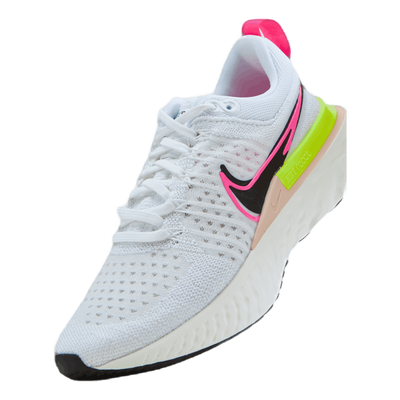 React Infinity Run Flyknit 2 W White/black-sail-pink Blast