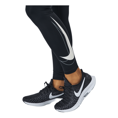 Dri-fit Swoosh Run Women's 7/8 Black/white