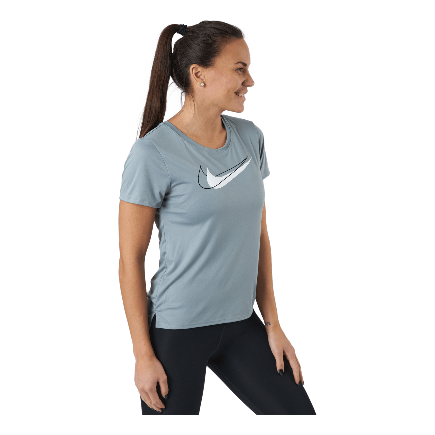 Dri-fit Swoosh Run Women's Run Particle Grey/white