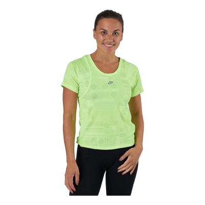 Air Dri-fit Women's Short-slee Volt/reflective Silv