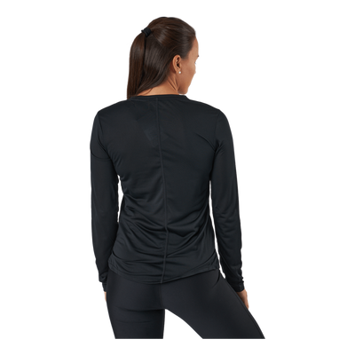 Dri-FIT One Women's Standard Fit Long-Sleeve Top BLACK/WHITE