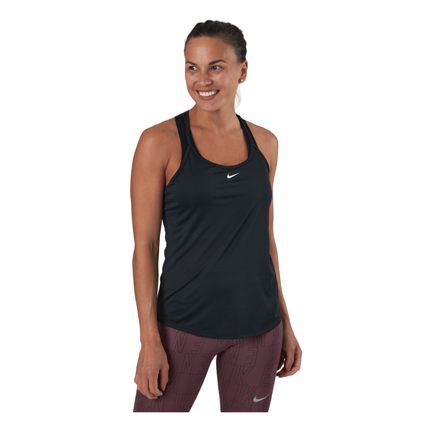 Dri-FIT One Elastika Women's Standard Fit Tank BLACK/WHITE