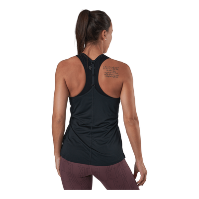 Dri-FIT One Elastika Women's Standard Fit Tank BLACK/WHITE