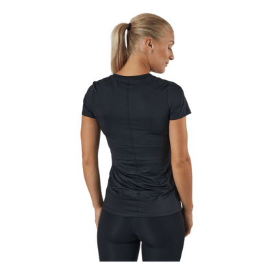 Dri-FIT One Women's Slim Fit Short-Sleeve Top BLACK/WHITE