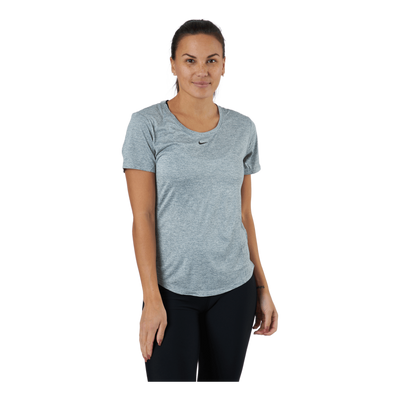 Dri-FIT One Women's Standard Fit Short-Sleeve Top PARTICLE GREY/HTR/BLACK
