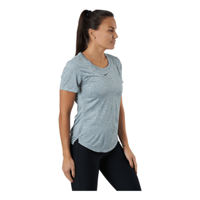 Dri-FIT One Women's Standard Fit Short-Sleeve Top PARTICLE GREY/HTR/BLACK