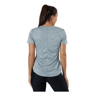 Dri-FIT One Women's Standard Fit Short-Sleeve Top PARTICLE GREY/HTR/BLACK