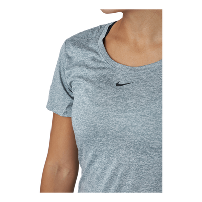 Dri-FIT One Women's Standard Fit Short-Sleeve Top PARTICLE GREY/HTR/BLACK