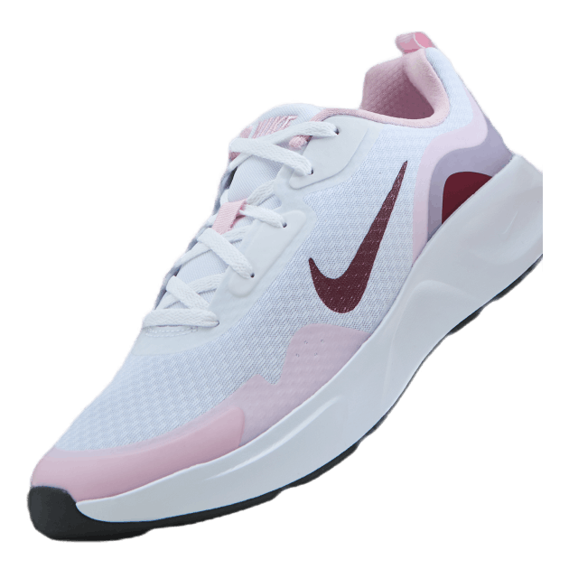 Wearallday Big Kids' Shoe White/dark Beetroot-pink Foam