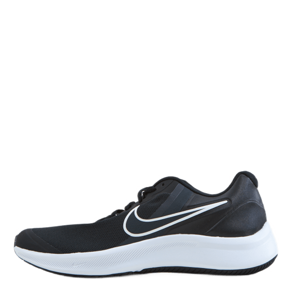Star Runner 3 Big Kids' Road Running Shoes BLACK/DK SMOKE GREY-DK SMOKE GREY