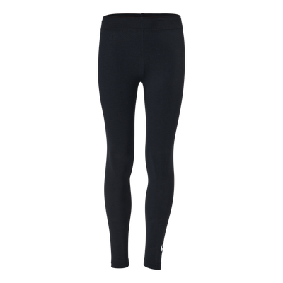 Sportswear Favorites Big Kids' (Girls') Swoosh Leggings BLACK/WHITE