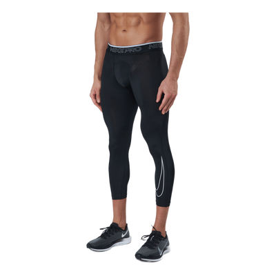 Nike Pro Dri-FIT Men's 3/4 Tights BLACK/WHITE