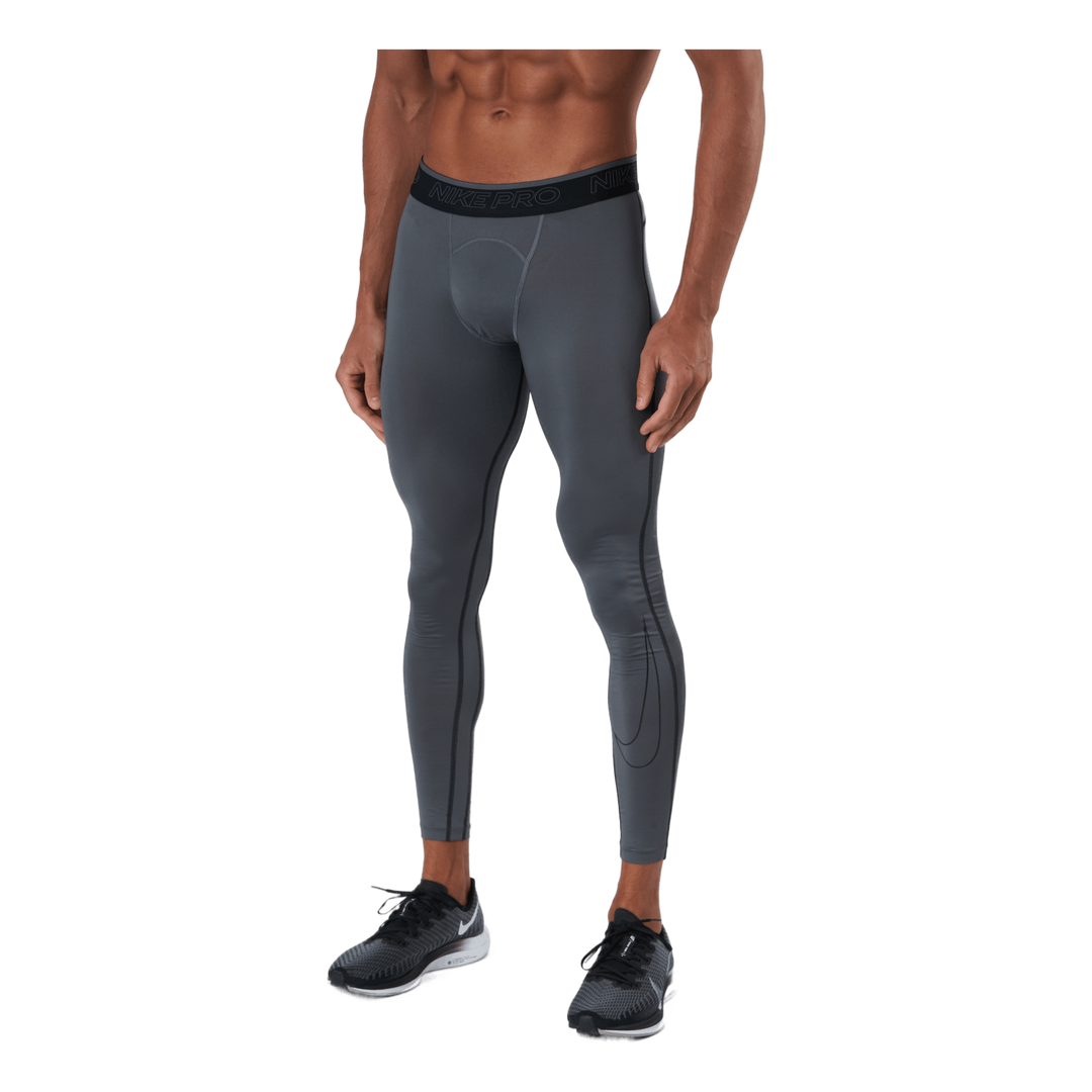 Nike Pro Dri FIT Men s Tights IRON GREY BLACK BLACK