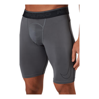 Nike Pro Dri-FIT Men's Long Shorts IRON GREY/BLACK/BLACK