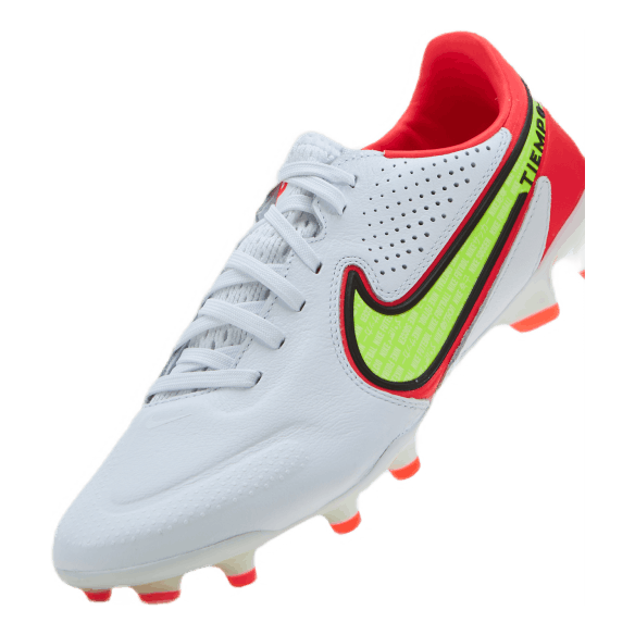 Tiempo Legend 9 Pro Fg Firm-gr White/volt-bright Crimson