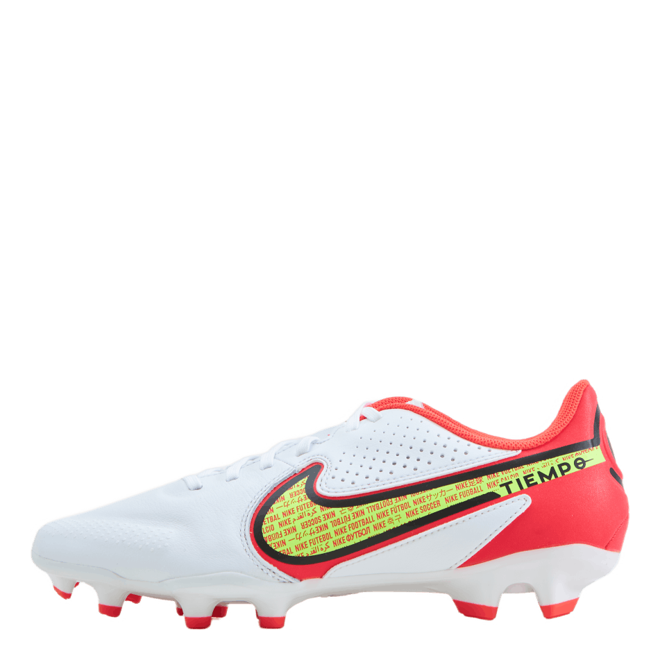 Tiempo Legend 9 Academy Fg/mg  White/volt-bright Crimson