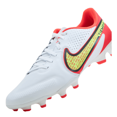 Tiempo Legend 9 Academy Fg/mg  White/volt-bright Crimson