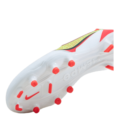 Tiempo Legend 9 Academy Fg/mg  White/volt-bright Crimson