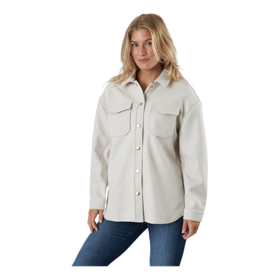 Onlmaci L/s Shacket Pnt Pumice Stone