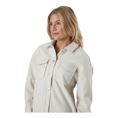 Onlmaci L/s Shacket Pnt Pumice Stone