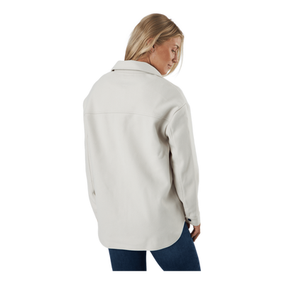 Onlmaci L/s Shacket Pnt Pumice Stone